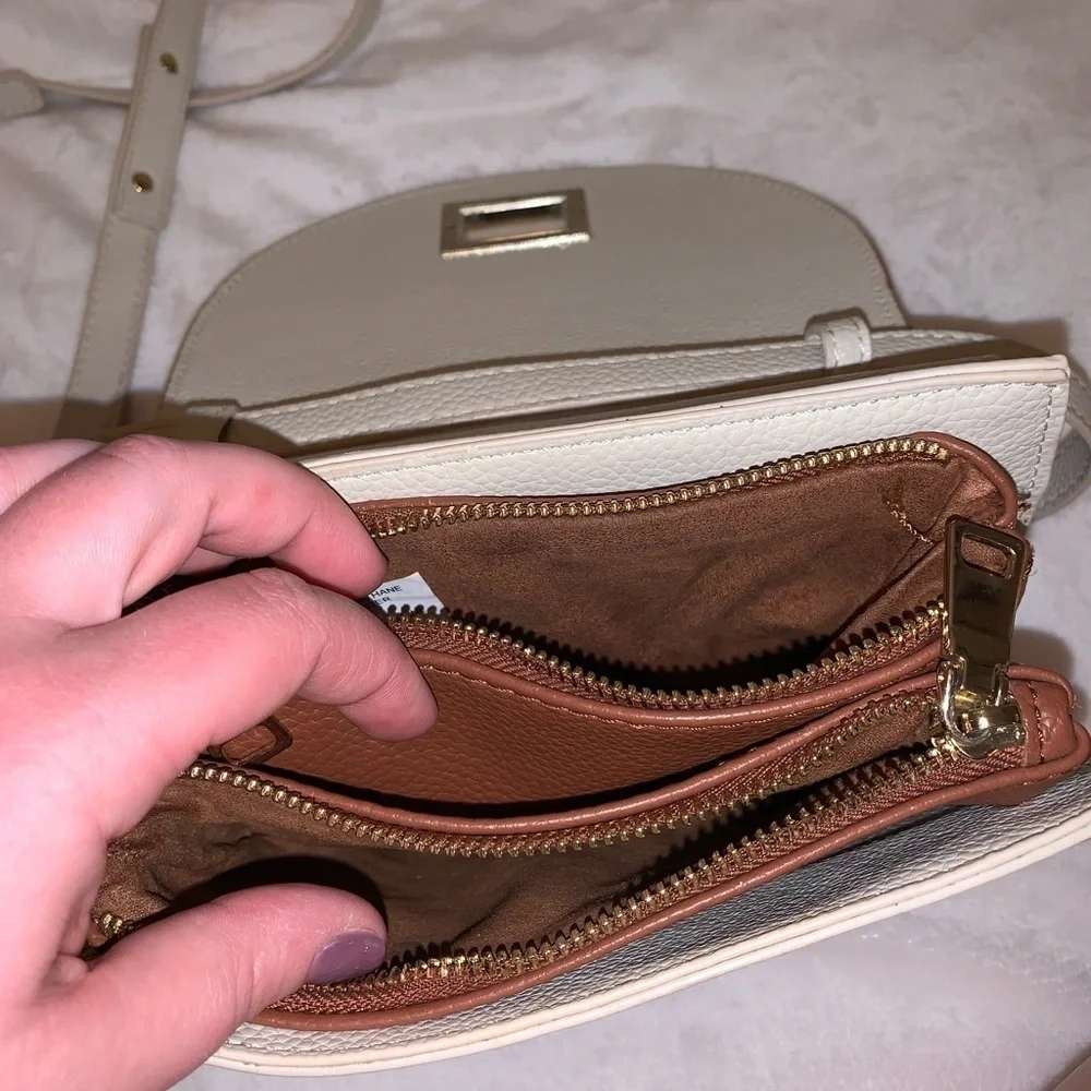 Steve Madden | Brown and Cream Cross Body Purse - Picture 9 of 10